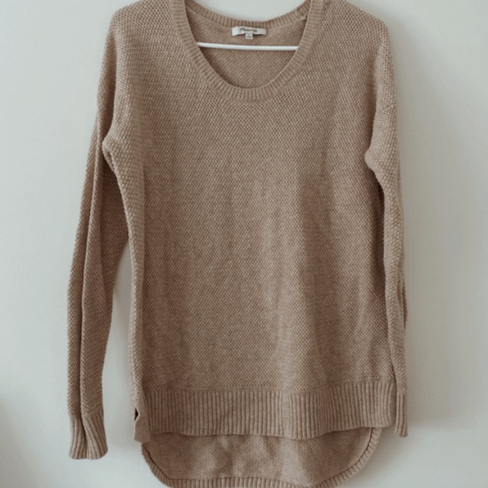 Madewell beige sweater